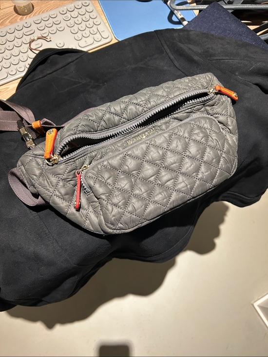 MZ Wallace Handbags - MZ Wallace Small Quilted Metro Sling in Magnet